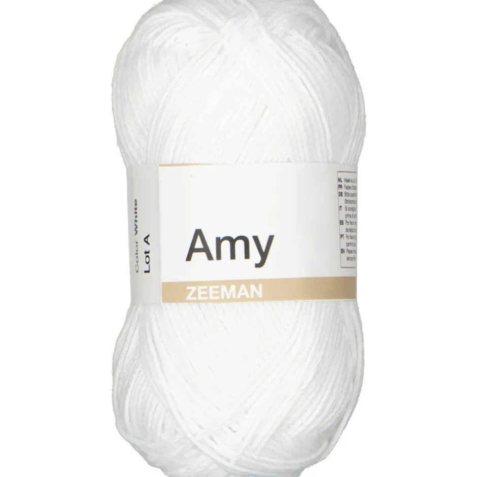Zeeman Amy Haakgaren - Wit^ Hobby|Breigaren