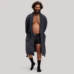 Zeeman Badjas - Grijs^Heren Badjassen|Basics