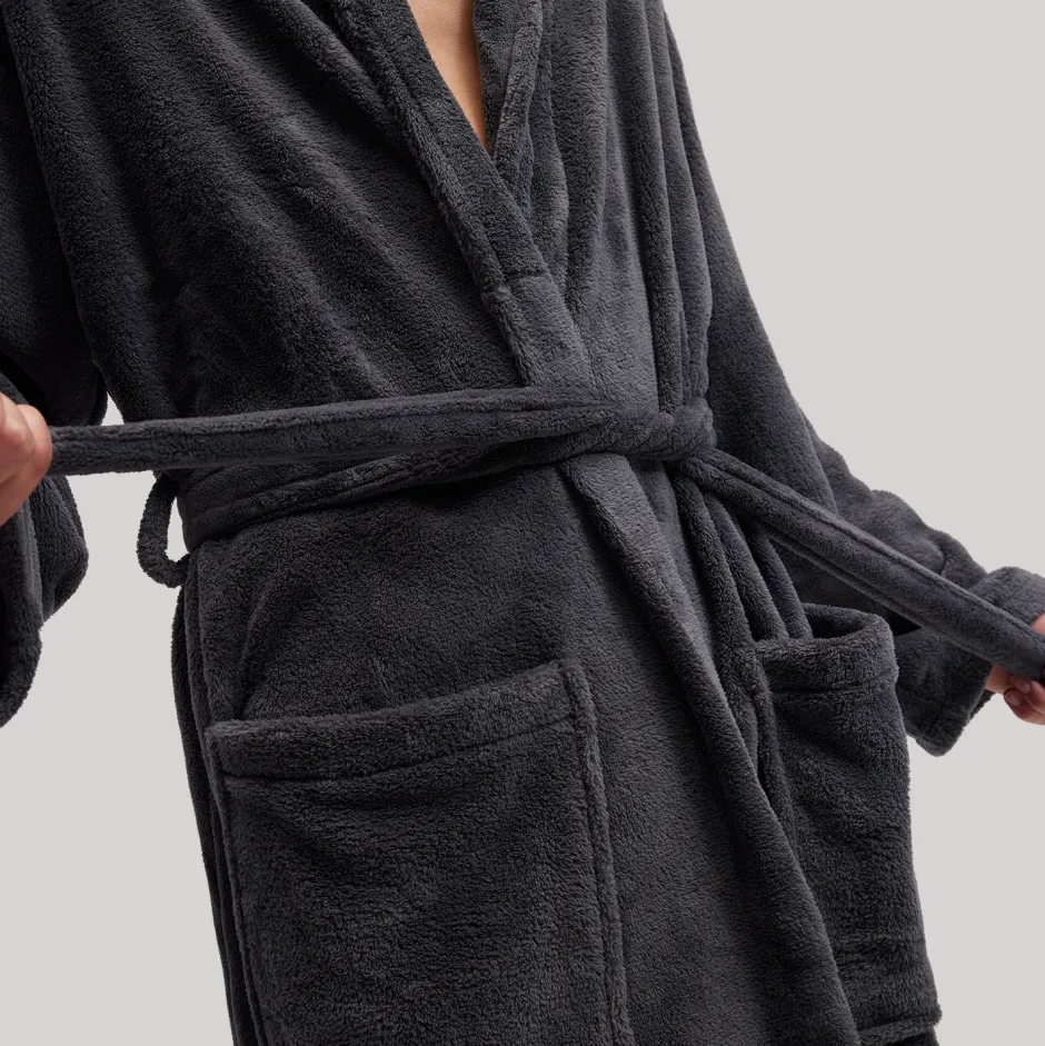 Zeeman Badjas - Grijs^Heren Badjassen|Basics