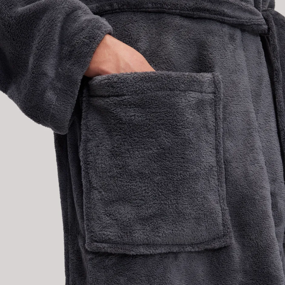 Zeeman Badjas - Grijs^Heren Badjassen|Basics