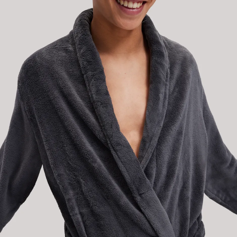Zeeman Badjas - Grijs^Heren Badjassen|Basics