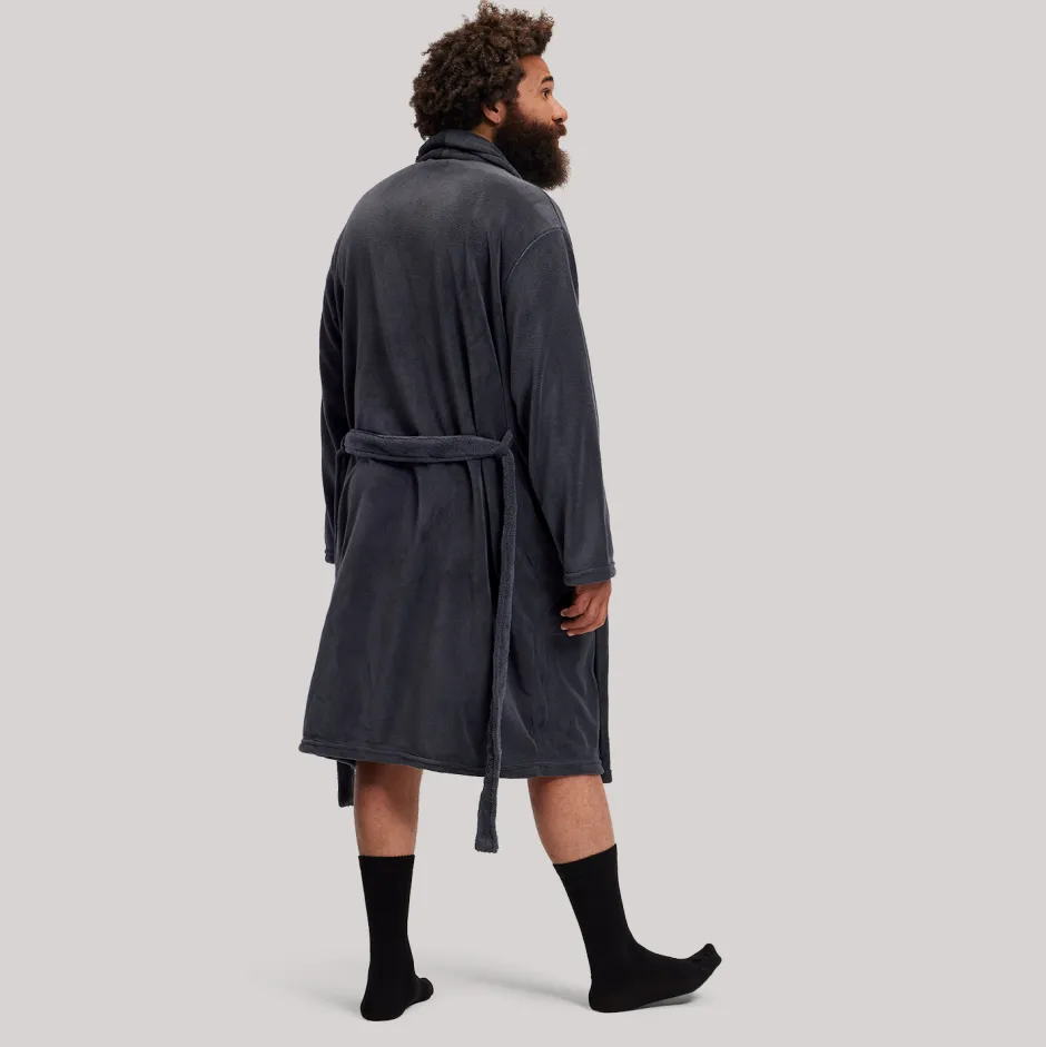 Zeeman Badjas - Grijs^Heren Badjassen|Basics