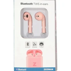 Zeeman Bluetooth-oortjes - Roze^ Elektronica