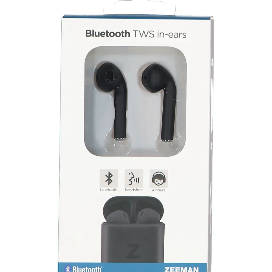 Zeeman Bluetooth-oortjes - Zwart^ Elektronica