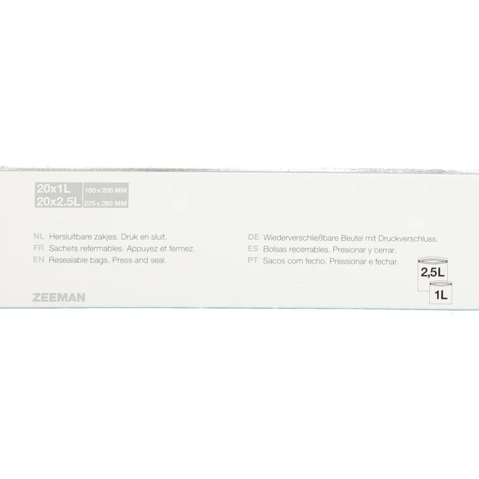 Zeeman Boterhamzakken - N.v.t^ Woonaccessoires