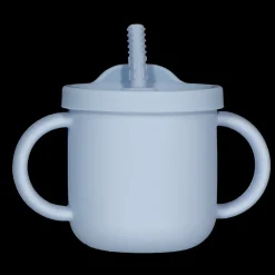 Zeeman Drinkbeker met rietje - Blauw^ Keukenbenodigheden