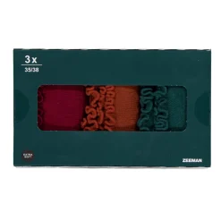 Zeeman Giftbox met sokken - Rood^DAMES Hobby|Sokken