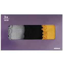 Zeeman Giftbox met sokken - Zilver^DAMES Sokken