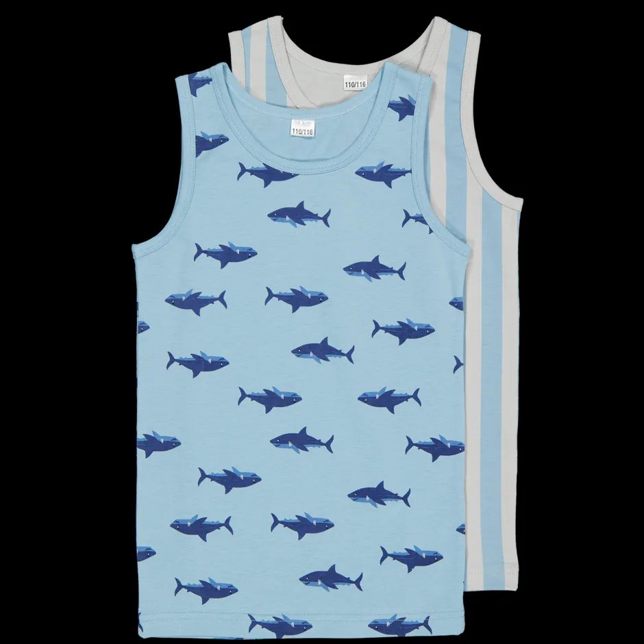 Zeeman Hemd - Blauw^ Ondergoed|Ondergoed