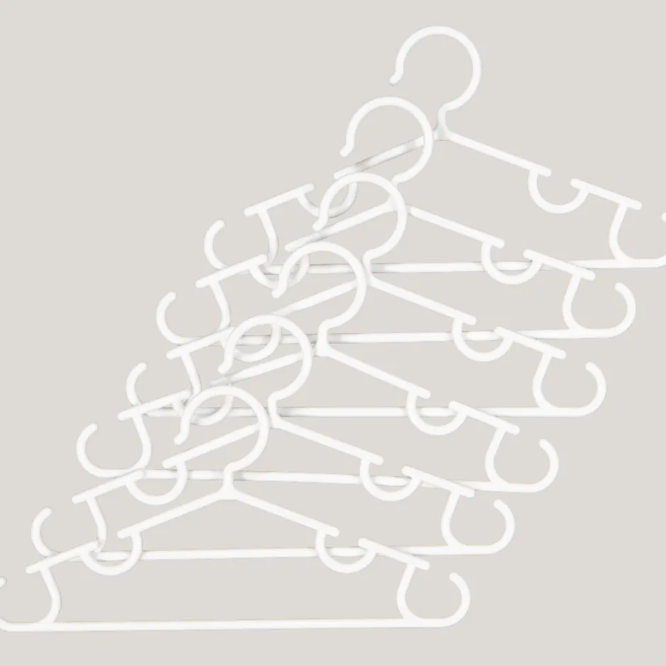 Zeeman Kledinghangers - Wit^ Woonaccessoires