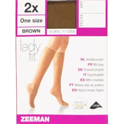 Zeeman Kniekousen - Bruin^DAMES Kniekousen