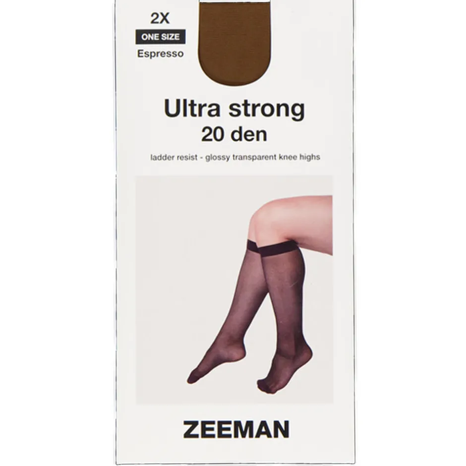 Zeeman Kniekousen - Bruin^DAMES Kniekousen