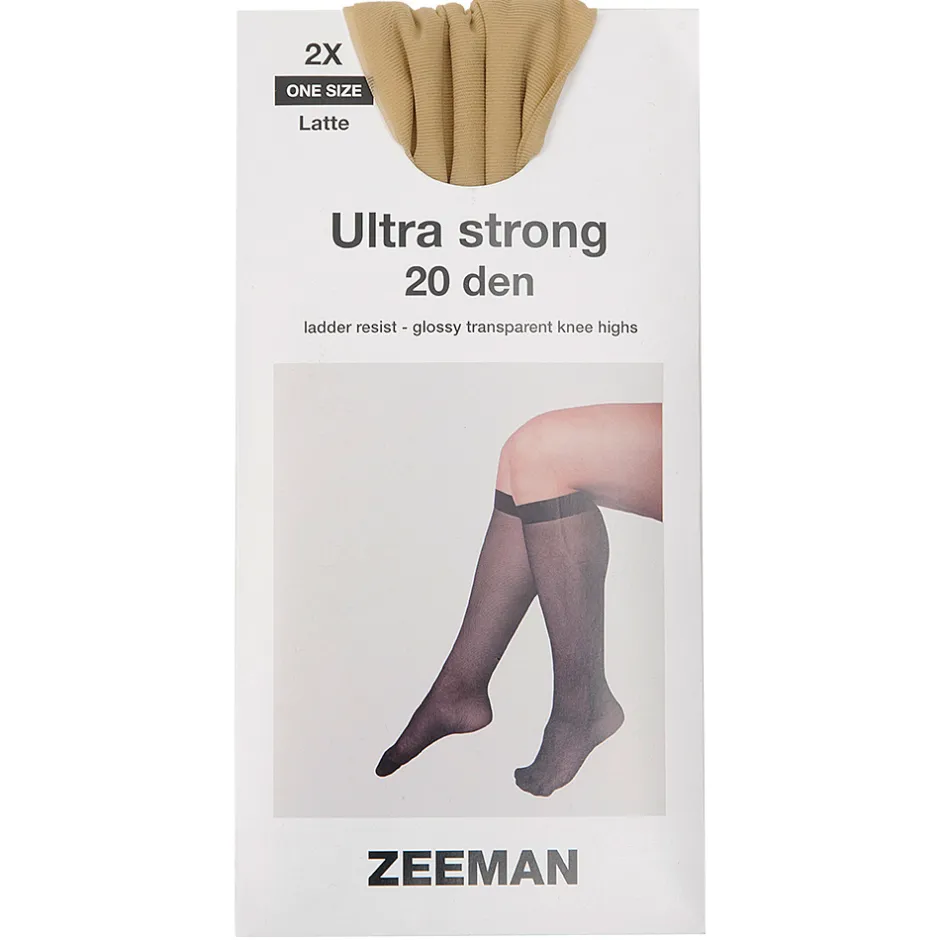 Zeeman Kniekousen - Wit^DAMES Kniekousen