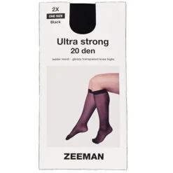 Zeeman Kniekousen - Zwart^DAMES Kniekousen