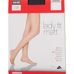 Zeeman Lady fit Panty - Graphite^DAMES Panty's