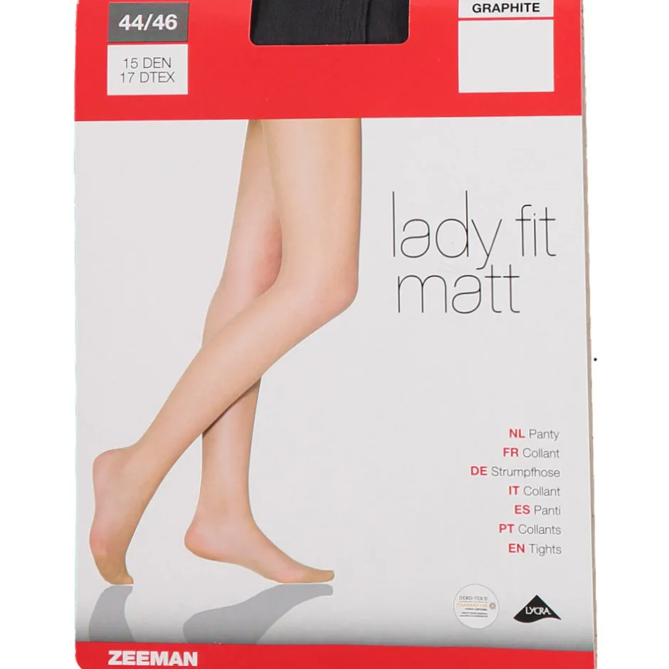 Zeeman Lady fit Panty - Graphite^DAMES Panty's