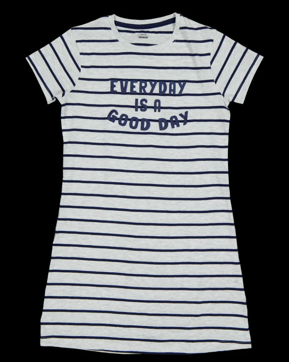 Zeeman Nachthemd - Grijs^DAMES Pyjama's|Nachthemden