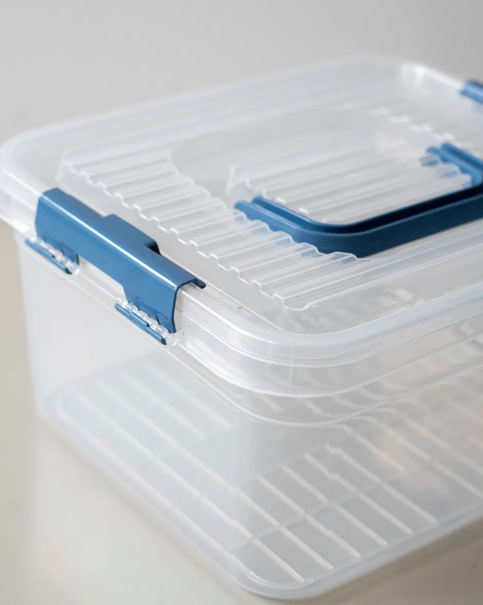 Zeeman Opbergdoos - Blauw^ Woonaccessoires
