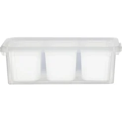 Zeeman Opbergdoos met 3 bakjes - Wit^ Woonaccessoires
