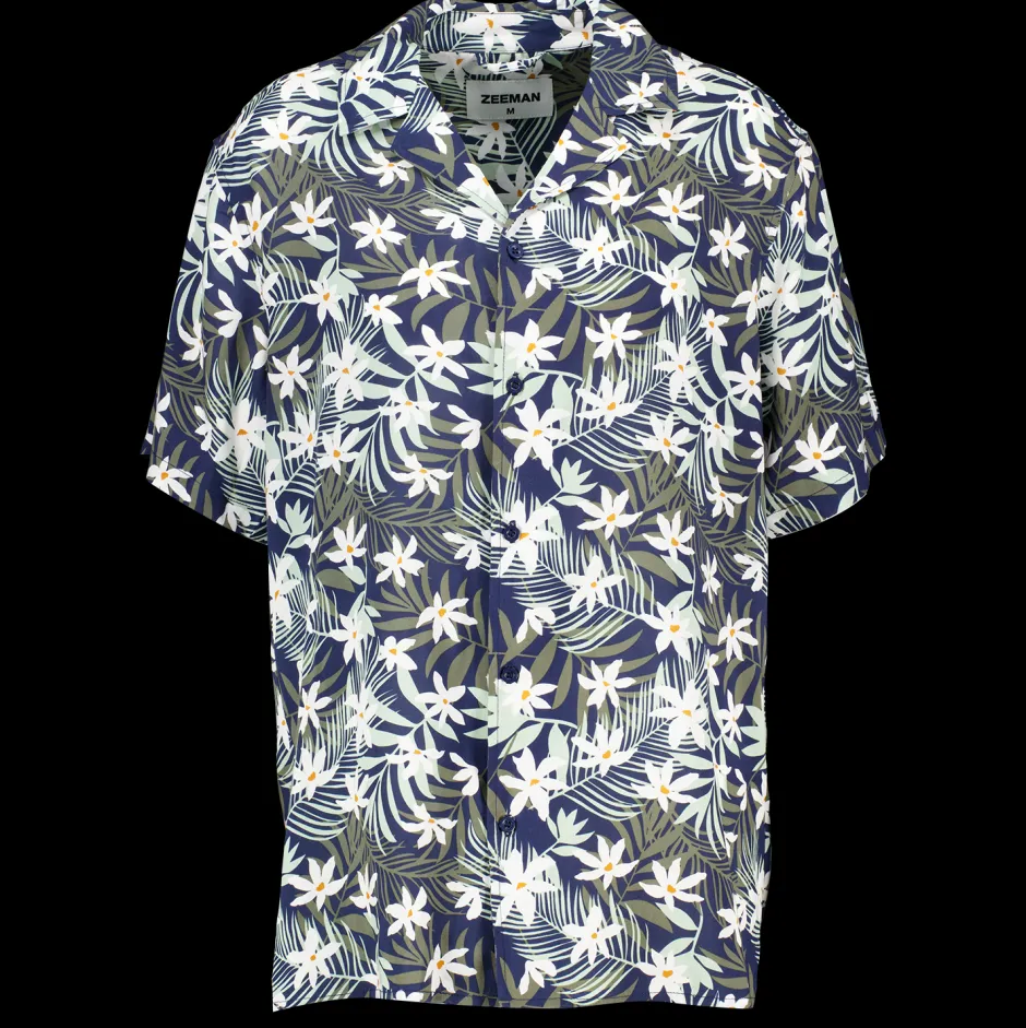 Zeeman Overhemd - Groen^Heren T-shirts & Polo's