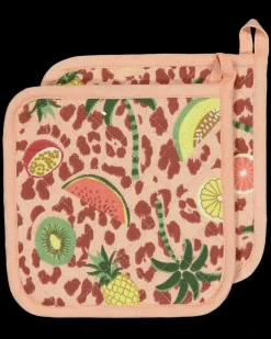 Zeeman Pannenlappen - Bruin^ Keukenbenodigheden|Ovenwanten En Pannenlappen