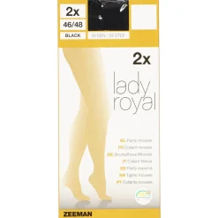 Zeeman Panty - Zwart^DAMES Panty's