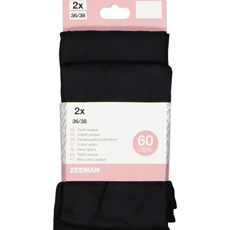 Zeeman Panty - Zwart^DAMES Panty's
