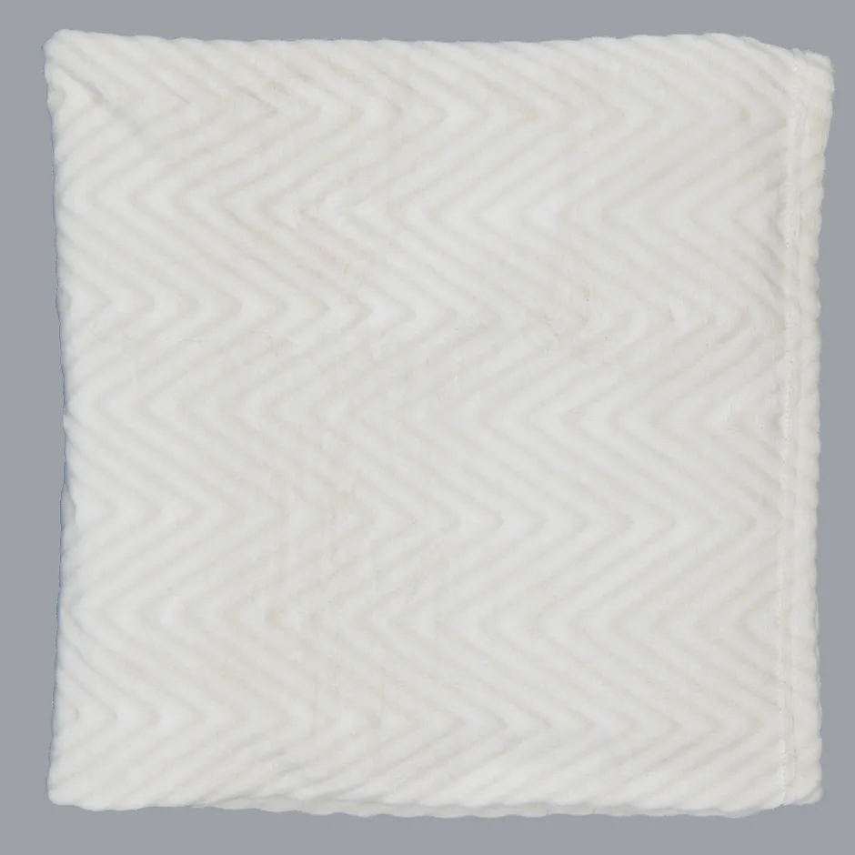 Zeeman Plaid - Wit^ Woonaccessoires|Plaids & Dekens