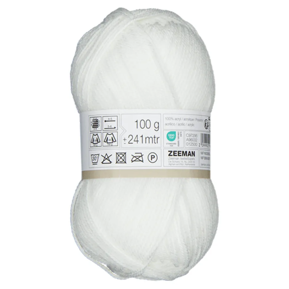 Zeeman Royal Breigaren - Wit^ Hobby|Breigaren