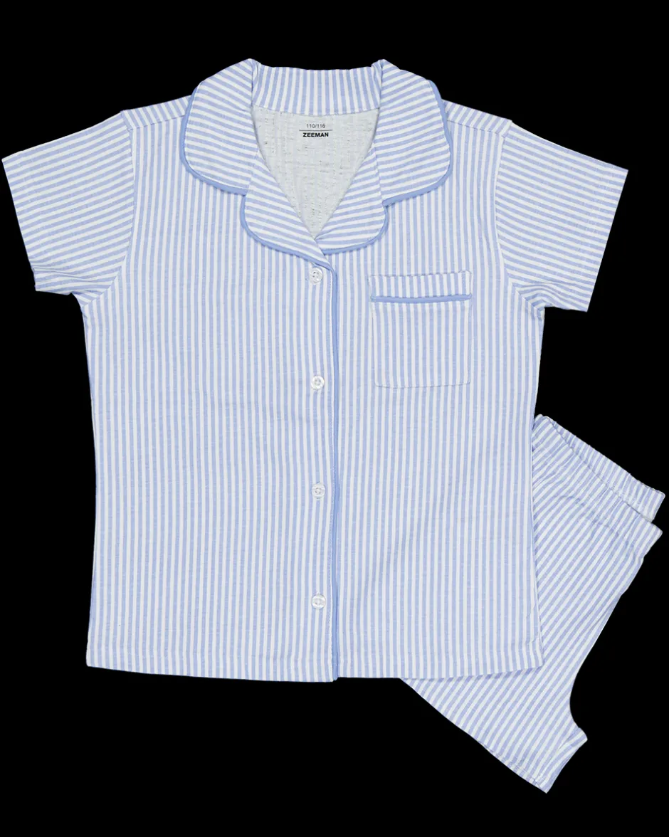 Zeeman Shortama - Blauw^ Pyjama's