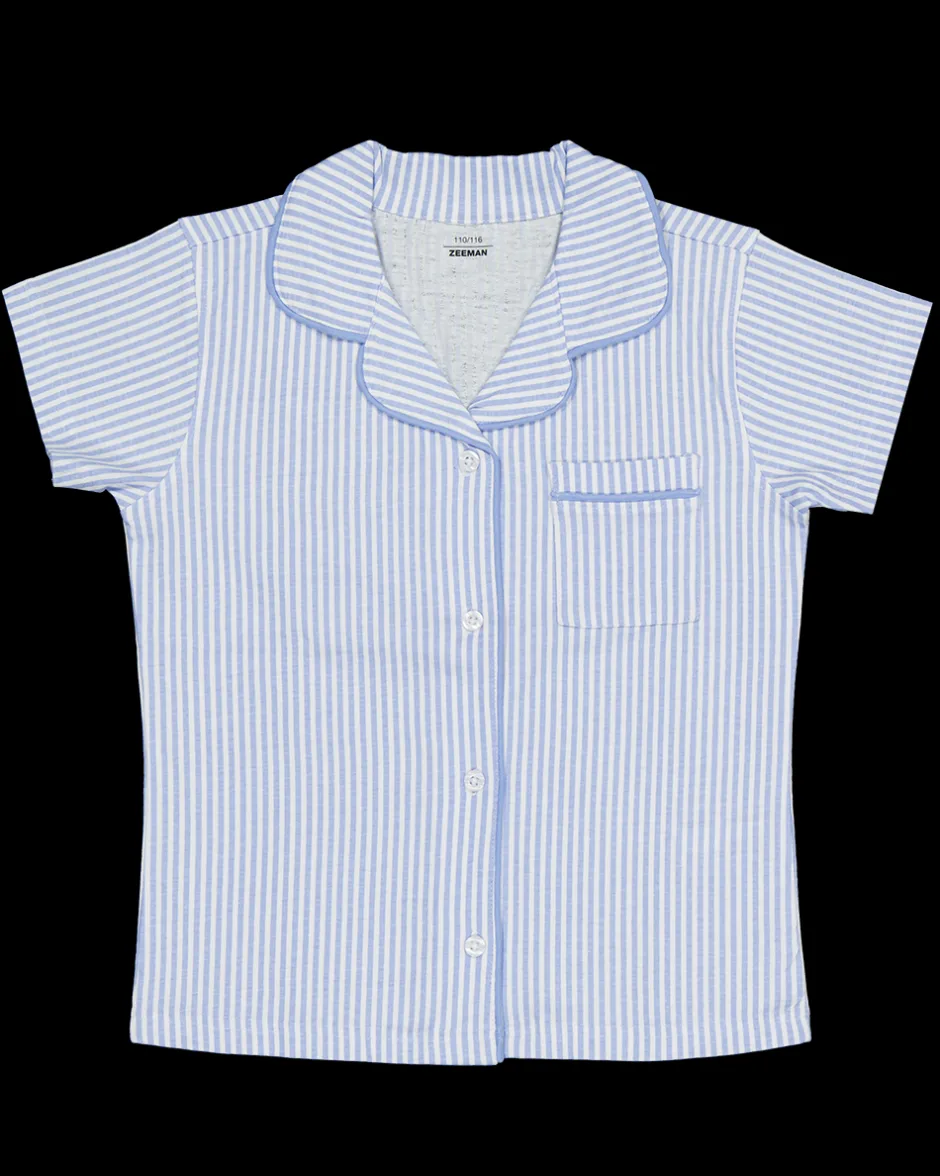 Zeeman Shortama - Blauw^ Pyjama's