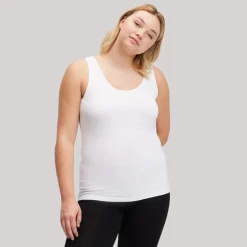 Zeeman Singlet - Wit^DAMES T-shirts & Tops