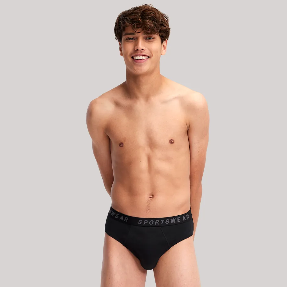 Zeeman Slip - Zwart^Heren Slips|Basics