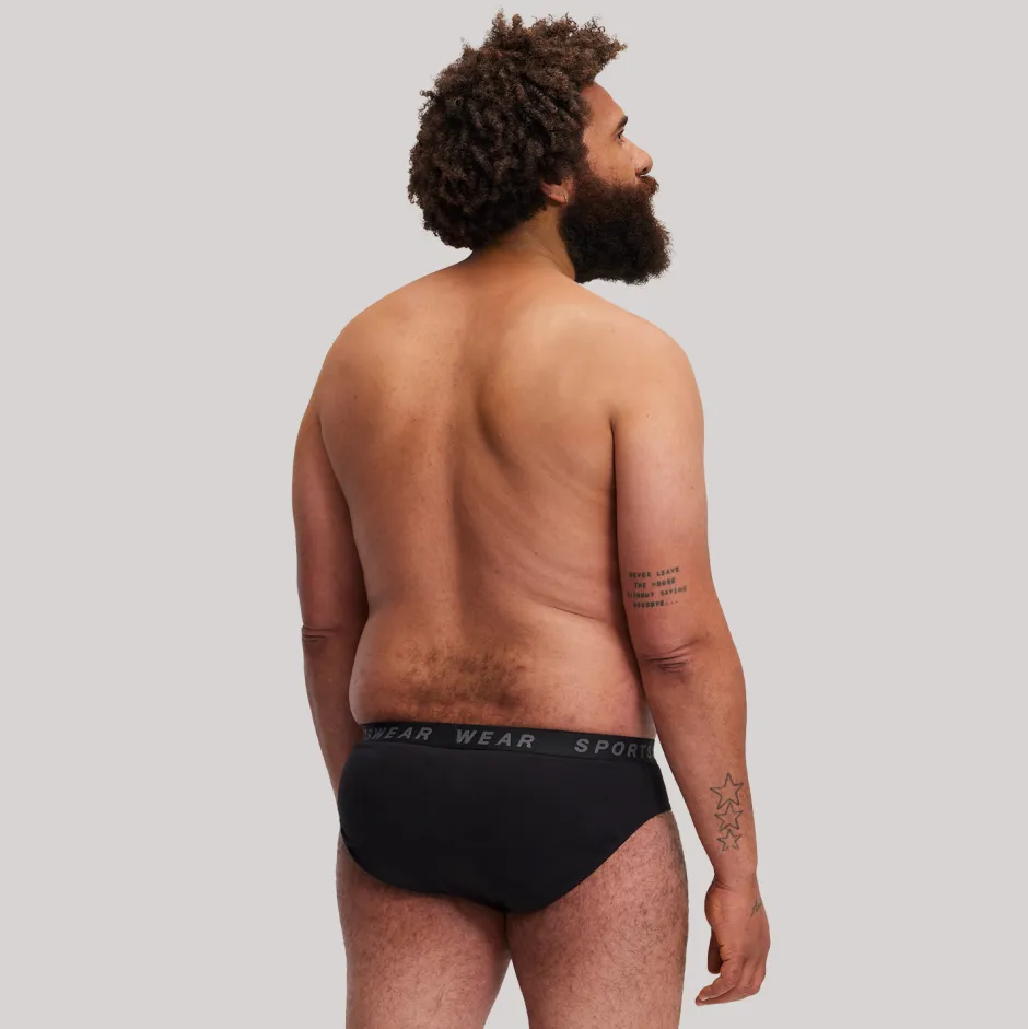 Zeeman Slip - Zwart^Heren Slips|Basics