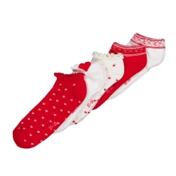 Zeeman Sneakersokken - Rood^DAMES Sneakersokken|Sokken