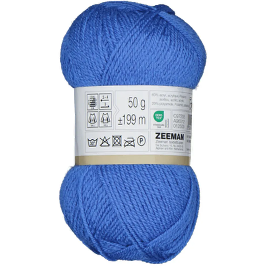 Zeeman Super soft Breigaren - Blauw^ Breigaren|Hobby
