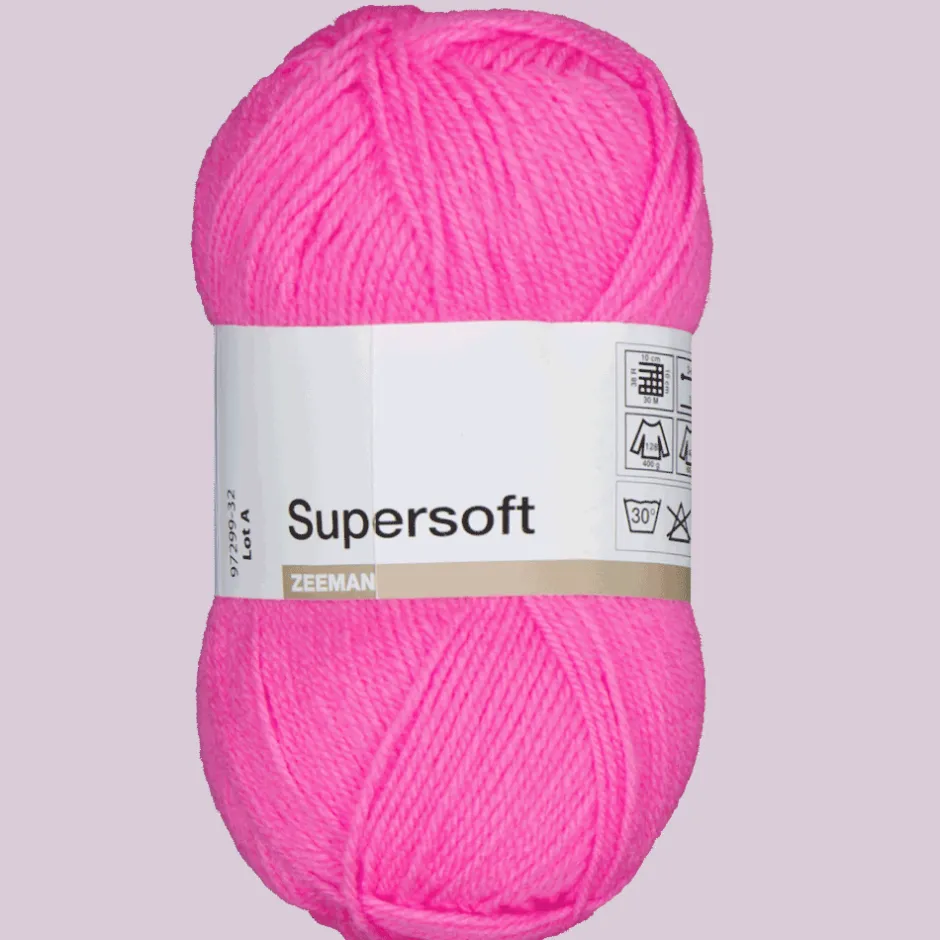 Zeeman Super soft Breigaren - Roze^ Hobby|Breigaren