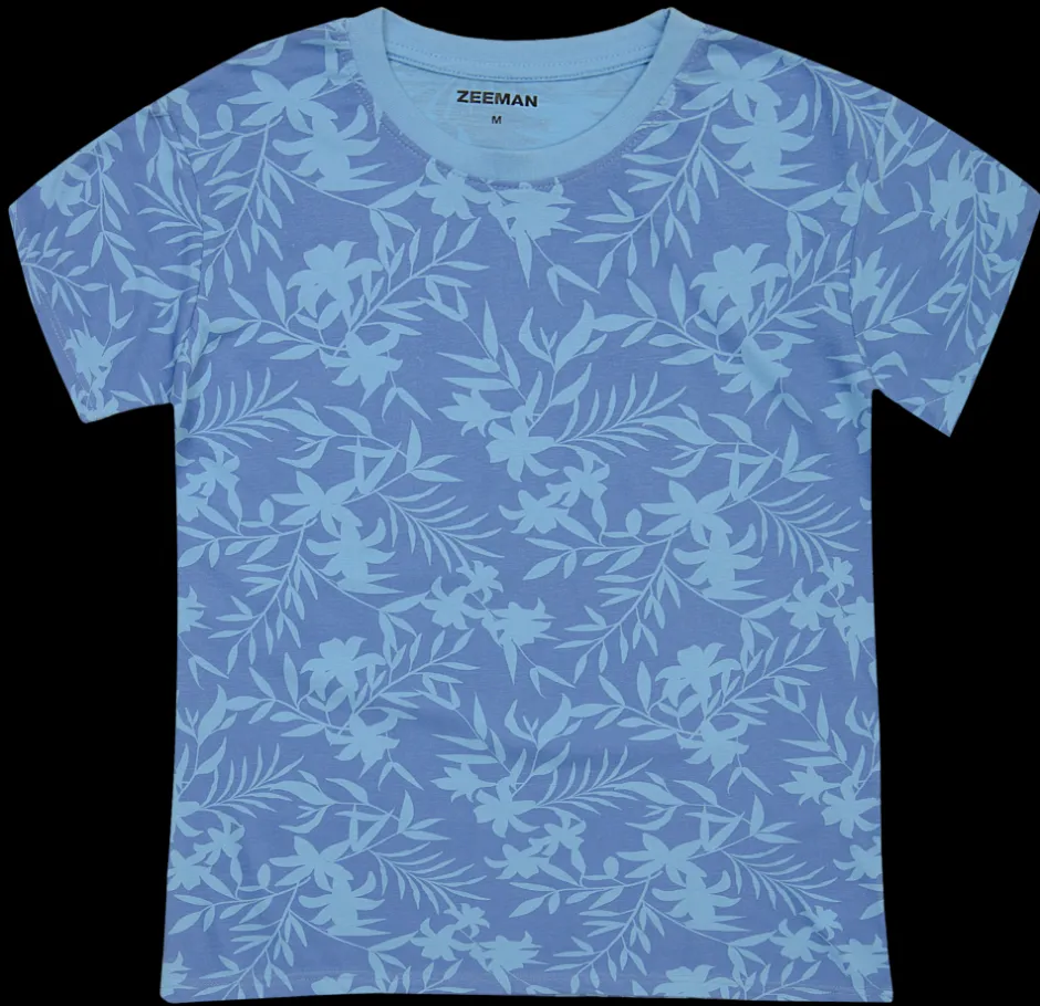 Zeeman T-shirt - Blauw^Heren T-shirts & Polo's