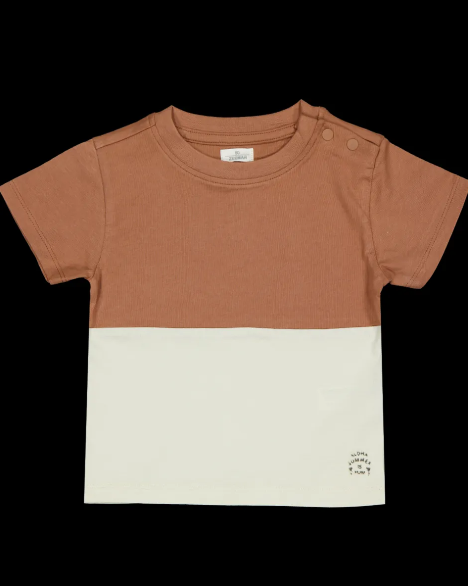 Zeeman T-shirt - Bruin^ Shirts