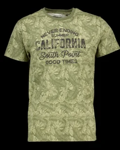 Zeeman T-shirt - Groen^Heren T-shirts & Polo's