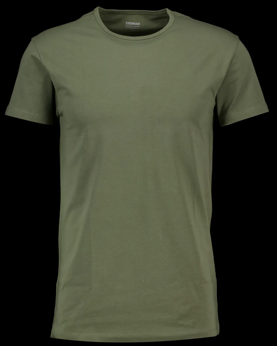 Zeeman T-shirt - Groen^Heren T-shirts & Polo's