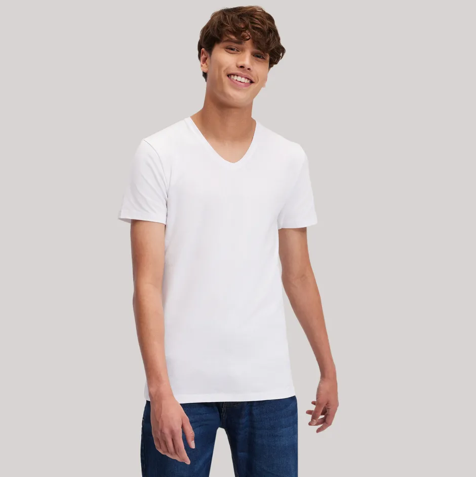 Zeeman T-shirt - Wit^Heren T-shirts & Polo's