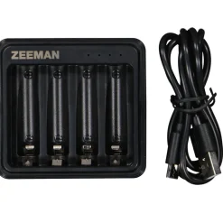 Zeeman USB-batterijlader - Zwart^ Elektronica