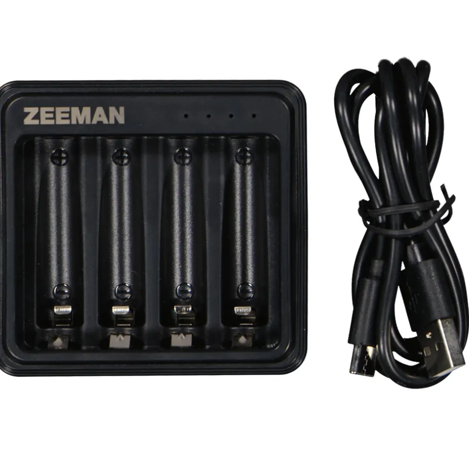 Zeeman USB-batterijlader - Zwart^ Elektronica